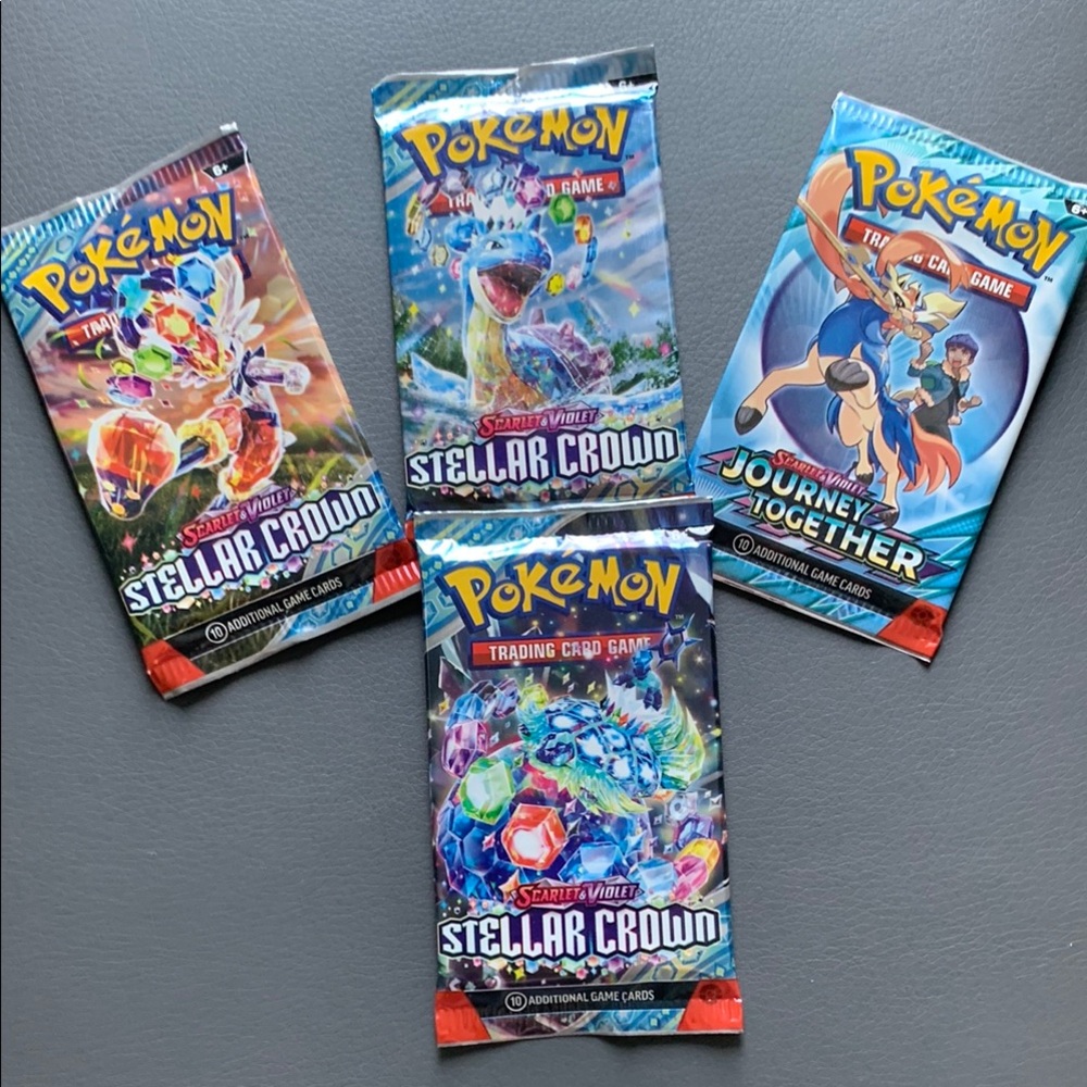 Vibrant Pokemon Booster Pack Collection